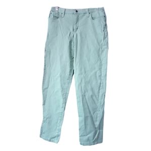 Mint Colored Straight Jeans